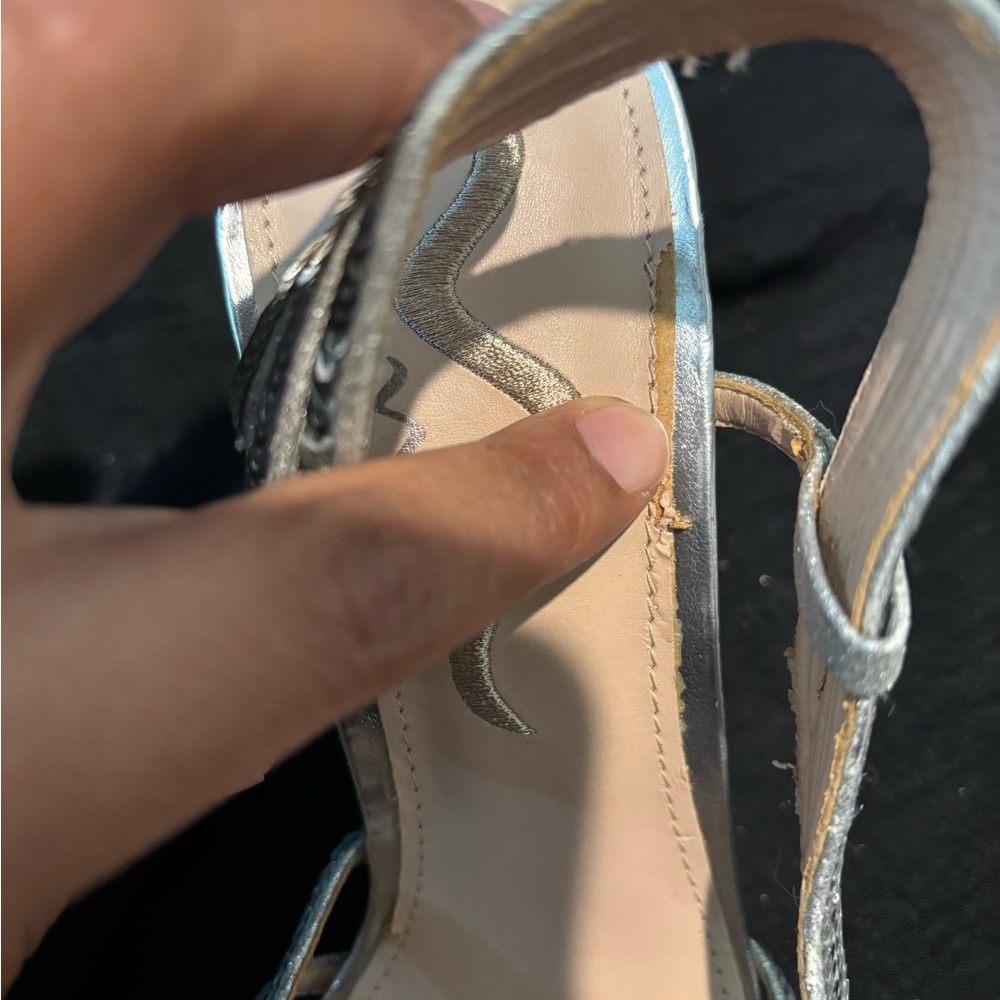 MIA Silver Strappy Heels - Picture 7 of 9